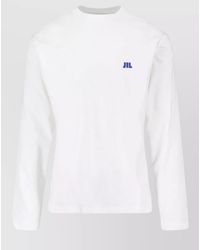 Jil Sander - Shirt Short Cut Crew Neck Long Sleeves - Lyst