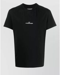 Maison Margiela - Cotton Embroidered Short-Sleeve T-Shirt - Lyst