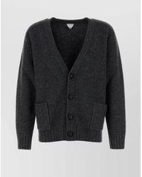 Bottega Veneta - Wool V-Neck Cardigan - Lyst