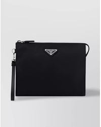 Prada - Nylon Clutch Bag - Lyst