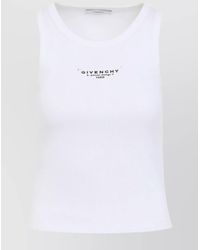 Givenchy - Ribbed Slim-Fit Logo-Print Tank Top - Lyst