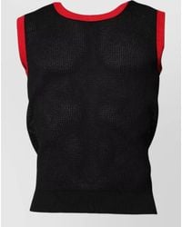 Dolce & Gabbana - Knit Sleeveless Sweater - Lyst