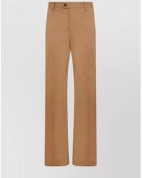 McQueen - Cotton Straight-Leg Trousers - Lyst
