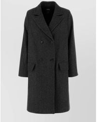 A.P.C. - Double-Breasted Wool-Blend Coat - Lyst