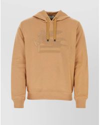 Etro - Cotton Logo-Embroidered Hoodie - Lyst