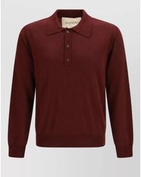 Valentino Garavani - Wool Polo Shirt - Lyst