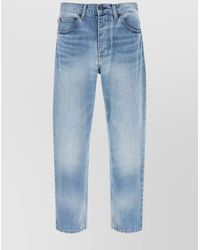 Carhartt - Newel Cropped Straight Leg Denim Pant - Lyst