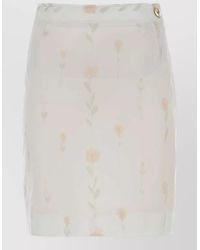 Vivienne Westwood - Floral-Print High-Rise Mini Skirt - Lyst