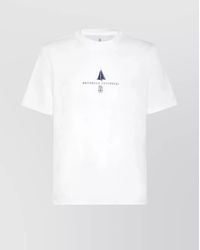 Brunello Cucinelli - Graphic Print Short Sleeve T-Shirt - Lyst