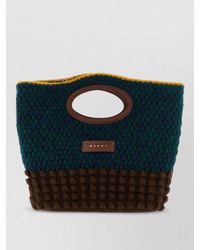 Marni - Knot Handle Tote Bag Unique Texture - Lyst