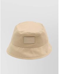 Fendi - Bucket Hat Cotton Stitched Brim - Lyst