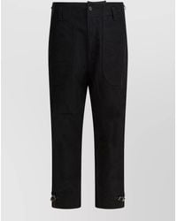 Needles - Cotton Straight-Leg Trousers - Lyst