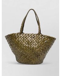 Dragon Diffusion - Beach Bag Shopper Dual Handles Woven Design - Lyst