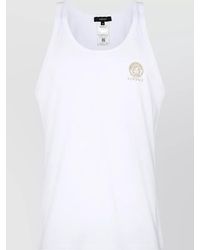 Versace - Medusa Logo-Print Sleeveless Top - Lyst