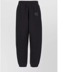 Alexander Wang - Cotton Logo-Print Track Pants - Lyst