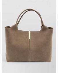 Tod's - Medium Suede Calfskin Tote Bag - Lyst