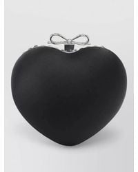 Self-Portrait - The Bow Crystal-Embellished Clutch Bag - Lyst