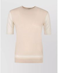 Agnona - Wool Fine-Knit Top - Lyst