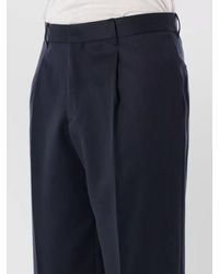 Lardini - Tailored Pleated Trousers Belt Loops Pockets - Lyst