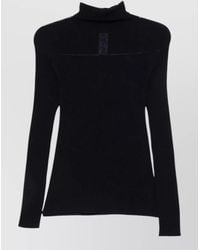 Fabiana Filippi - Wool Turtleneck Sweater Long Sleeve Slim - Lyst