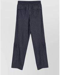 Dries Van Noten - Cargo Drawstring Waistband Cotton Trousers - Lyst