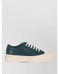 Marni - Calf Leather Low-Top Sneakers - Lyst