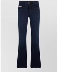 DIESEL - Flared Cotton Denim Jeans Regular Waist - Lyst