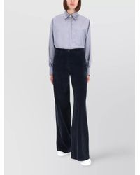 Aspesi - Cotton High Collar Regular-Fit Shirt - Lyst