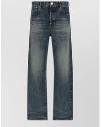 KENZO - Denim Straight-Leg Jeans - Lyst