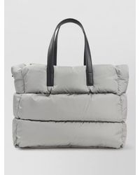 Moncler - Quilted Down Tote Bag - Lyst