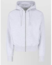 Entire studios - Hooded Sweatshirt Cuff Detail And Structured Hem - Lyst