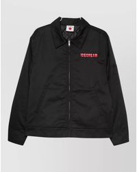 ICECREAM - Logo Zip Blouson Jacket Long Sleeves - Lyst