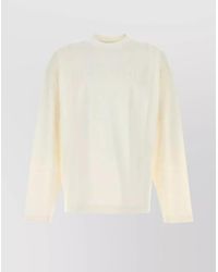Jil Sander - Cotton Logo-Print Long-Sleeve T-Shirt - Lyst