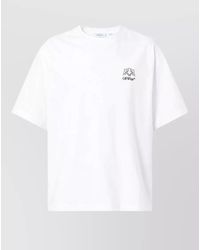 Off-White c/o Virgil Abloh - Cotton Relaxed-Fit Short-Sleeve T-Shirt - Lyst
