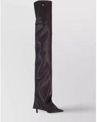 The Attico - Knee-High Boots With Pointed Toe And Stiletto Heel - Lyst
