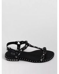 Ash - Leather Open-Toe Sandals - Lyst