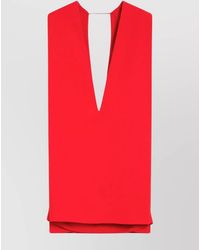 Sportmax - Agrume 1234 V-Neck Sleeveless Dress - Lyst