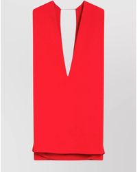 Sportmax - Agrume 1234 V-Neck Sleeveless Dress - Lyst