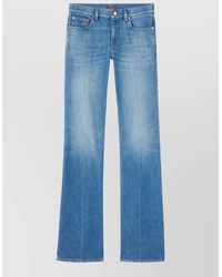 Gucci - Denim Low-Rise Flared Trousers - Lyst