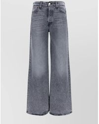 Mother - Denim High-Rise Wide-Leg Jeans - Lyst