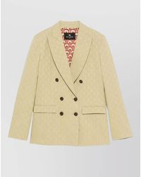 Etro - Double-Breasted Fitted Paisley-Print Blazer - Lyst