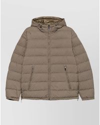 Emporio Armani - Quilted Hooded Down Puffer Jacket - Lyst