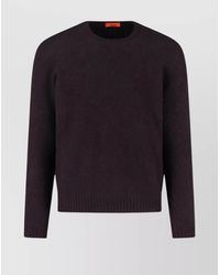 Drumohr - Ribbed Crewneck Sweater With Long Sleeves - Lyst