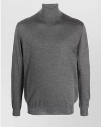 Malo - Cashmere Silk Fine-Knit Turtleneck Sweater - Lyst