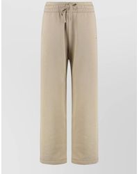 Maison Kitsuné - Cotton Wide-Leg Jogging Trousers - Lyst