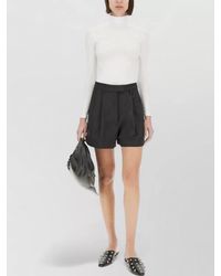 Thelatest - Tailored Shorts Bea Belt Loops Pockets - Lyst