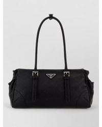 Prada - Leather Medium Bonnie Shoulder Bag - Lyst