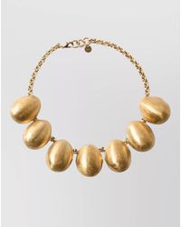 Jacquemus - Chunky Chain Necklace Copper Brass Pendants - Lyst