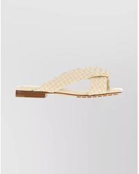 Bottega Veneta - Leather Riva Sandals - Lyst