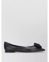 Roger Vivier - Ballerina Shoes Pointed Toe Floral Detail - Lyst